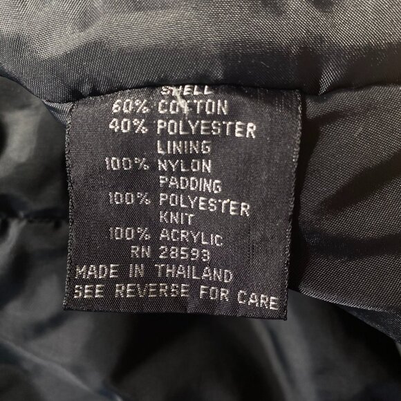 Members Only Bomber Jacket Black Size 44 (Large) Flight Military Combat Vintage - Picture 9 of 13